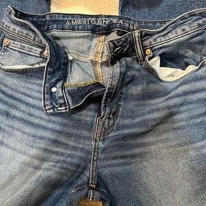 American Eagle Outfitters Men's Light Blue Denim Jeans